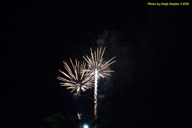 A nice, warm August night for A Taste of Colerain with a concert by Bad Habit, complete with fireworks!