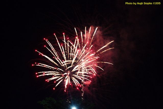 A nice, warm August night for A Taste of Colerain with a concert by Bad Habit, complete with fireworks!