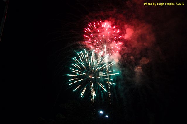 A nice, warm August night for A Taste of Colerain with a concert by Bad Habit, complete with fireworks!