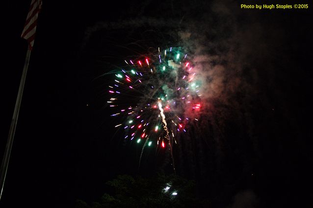 A nice, warm August night for A Taste of Colerain with a concert by Bad Habit, complete with fireworks!