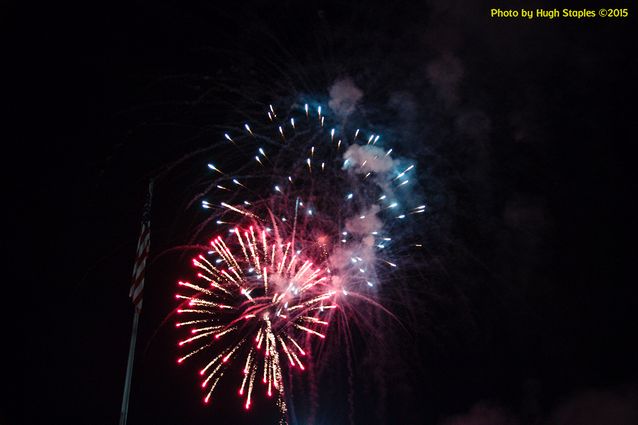 A nice, warm August night for A Taste of Colerain with a concert by Bad Habit, complete with fireworks!