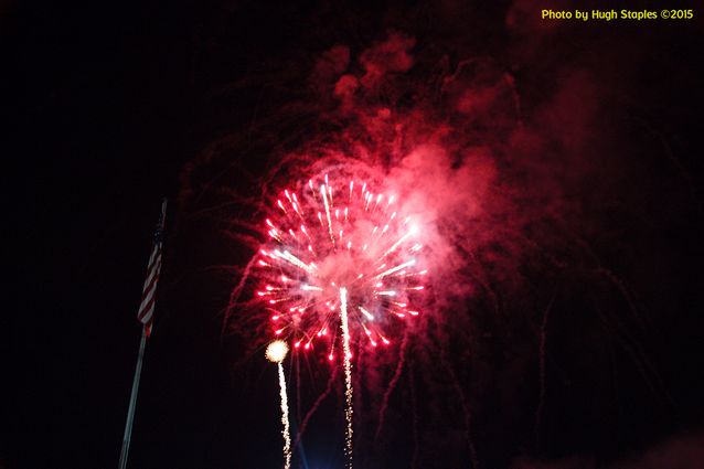 A nice, warm August night for A Taste of Colerain with a concert by Bad Habit, complete with fireworks!