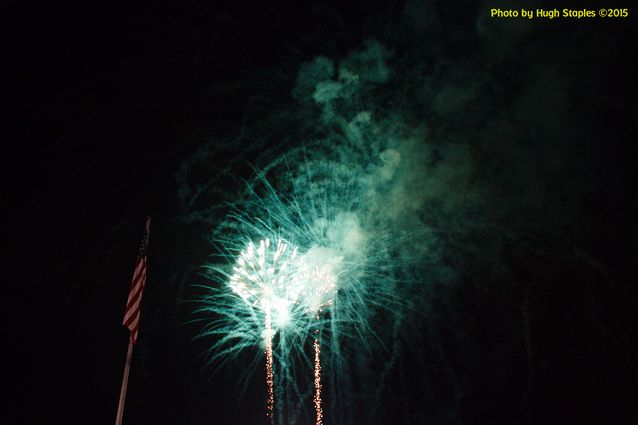 A nice, warm August night for A Taste of Colerain with a concert by Bad Habit, complete with fireworks!