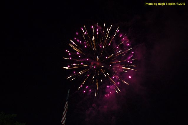 A nice, warm August night for A Taste of Colerain with a concert by Bad Habit, complete with fireworks!