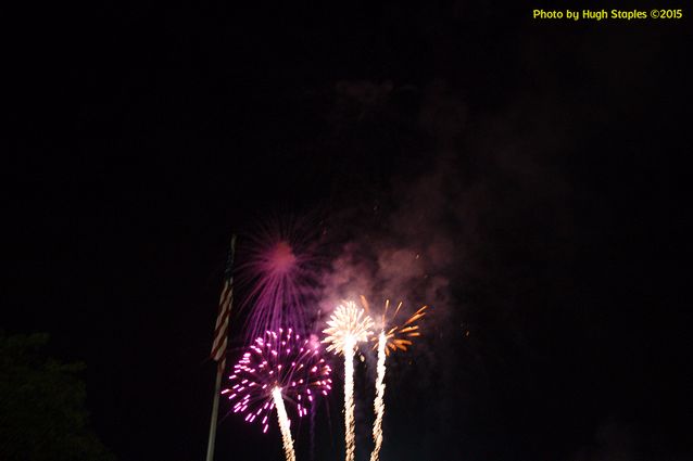 A nice, warm August night for A Taste of Colerain with a concert by Bad Habit, complete with fireworks!