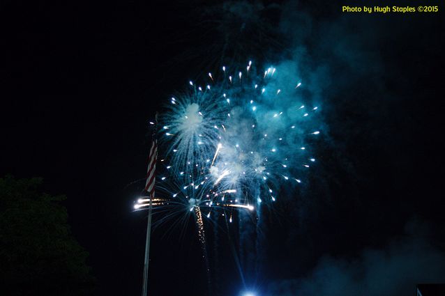 A nice, warm August night for A Taste of Colerain with a concert by Bad Habit, complete with fireworks!