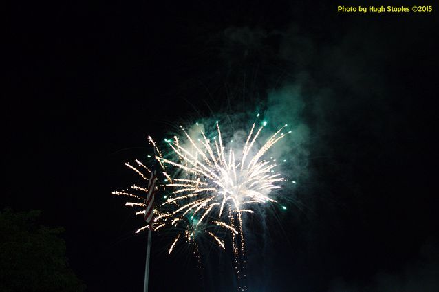 A nice, warm August night for A Taste of Colerain with a concert by Bad Habit, complete with fireworks!