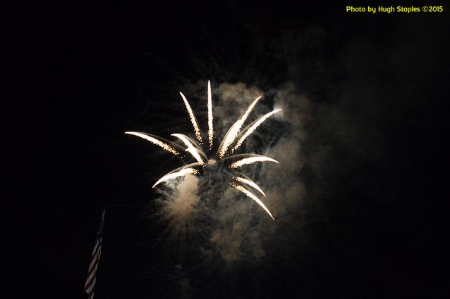 A nice, warm August night for A Taste of Colerain with a concert by Bad Habit, complete with fireworks!