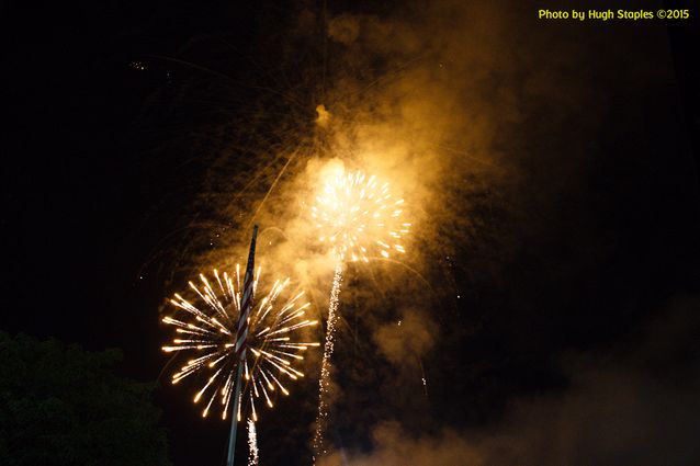 A nice, warm August night for A Taste of Colerain with a concert by Bad Habit, complete with fireworks!