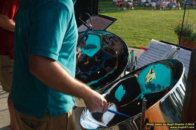 Miami University Steel Drum Band performs at Greenhills Concert on the Commons