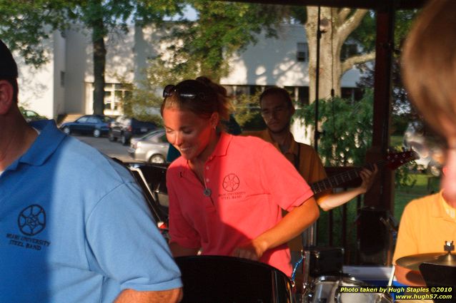 Miami University Steel Drum Band performs at Greenhills Concert on the Commons