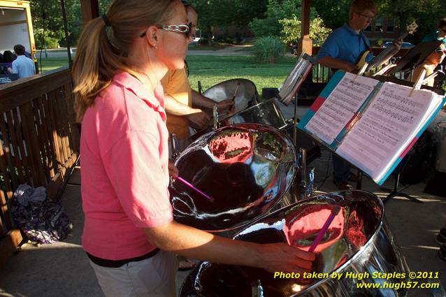 The Miami University Steel Band performs its 2011 Greenhills Concert on the Commons