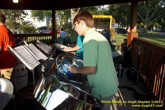 The Miami University Steel Band performs its 2011 Greenhills Concert on the Commons