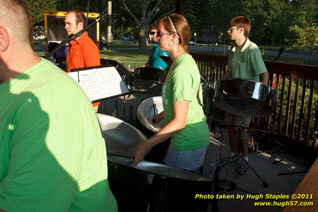 The Miami University Steel Band performs its 2011 Greenhills Concert on the Commons