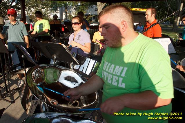 The Miami University Steel Band performs its 2011 Greenhills Concert on the Commons