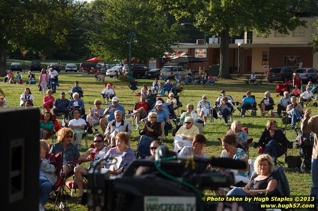 Tex Schramm & The Radio King Cowboys, a country band, perform on a downright chilly (for August), but otherwise beautiful night at Greenhills Concert on the Commons