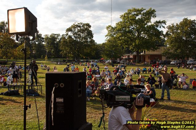 Tex Schramm & The Radio King Cowboys, a country band, perform on a downright chilly (for August), but otherwise beautiful night at Greenhills Concert on the Commons