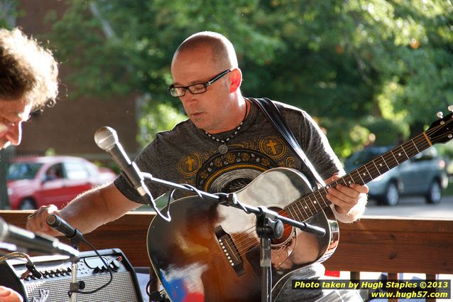 Tex Schramm & The Radio King Cowboys, a country band, perform on a downright chilly (for August), but otherwise beautiful night at Greenhills Concert on the Commons