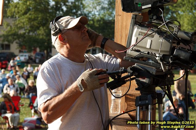 Tex Schramm & The Radio King Cowboys, a country band, perform on a downright chilly (for August), but otherwise beautiful night at Greenhills Concert on the Commons