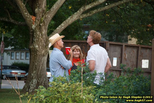 Tex Schramm & The Radio King Cowboys, a country band, perform on a downright chilly (for August), but otherwise beautiful night at Greenhills Concert on the Commons