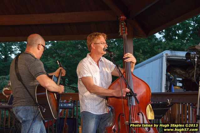 Tex Schramm & The Radio King Cowboys, a country band, perform on a downright chilly (for August), but otherwise beautiful night at Greenhills Concert on the Commons