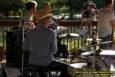 Tex Schramm & The Radio King Cowboys, a country band, perform on a downright chilly (for August), but otherwise beautiful night at Greenhills Concert on the Commons