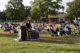 Tex Schramm & The Radio King Cowboys, a country band, perform on a downright chilly (for August), but otherwise beautiful night at Greenhills Concert on the Commons