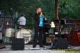 Tex Schramm & The Radio King Cowboys, a country band, perform on a downright chilly (for August), but otherwise beautiful night at Greenhills Concert on the Commons\n\nPam Yenser performs during the intermission