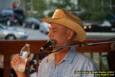 Tex Schramm & The Radio King Cowboys, a country band, perform on a downright chilly (for August), but otherwise beautiful night at Greenhills Concert on the Commons