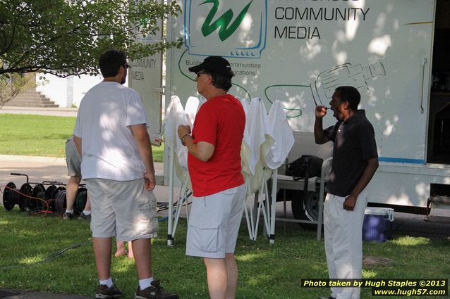 G. Miles & The Hitmen, a Blues/Rock band, perform on a gorgeous night in late July at Greenhills Concert on the Commons