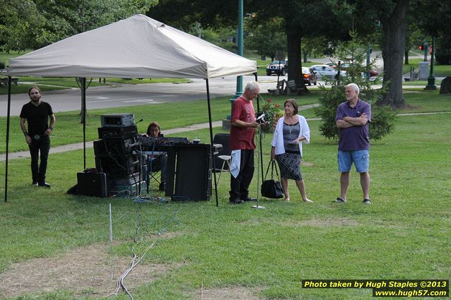 G. Miles & The Hitmen, a Blues/Rock band, perform on a gorgeous night in late July at Greenhills Concert on the Commons