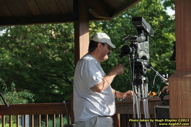 G. Miles & The Hitmen, a Blues/Rock band, perform on a gorgeous night in late July at Greenhills Concert on the Commons