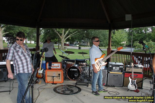 G. Miles & The Hitmen, a Blues/Rock band, perform on a gorgeous night in late July at Greenhills Concert on the Commons