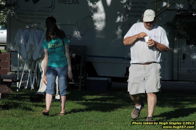 G. Miles & The Hitmen, a Blues/Rock band, perform on a gorgeous night in late July at Greenhills Concert on the Commons