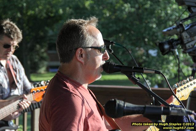 G. Miles & The Hitmen, a Blues/Rock band, perform on a gorgeous night in late July at Greenhills Concert on the Commons