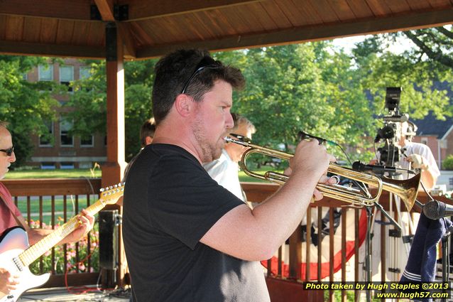 G. Miles & The Hitmen, a Blues/Rock band, perform on a gorgeous night in late July at Greenhills Concert on the Commons