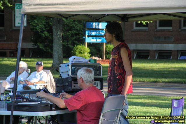 G. Miles & The Hitmen, a Blues/Rock band, perform on a gorgeous night in late July at Greenhills Concert on the Commons