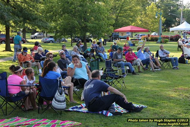 G. Miles & The Hitmen, a Blues/Rock band, perform on a gorgeous night in late July at Greenhills Concert on the Commons