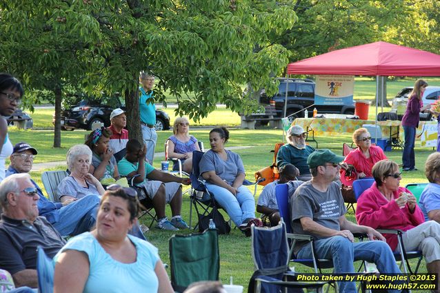 G. Miles & The Hitmen, a Blues/Rock band, perform on a gorgeous night in late July at Greenhills Concert on the Commons