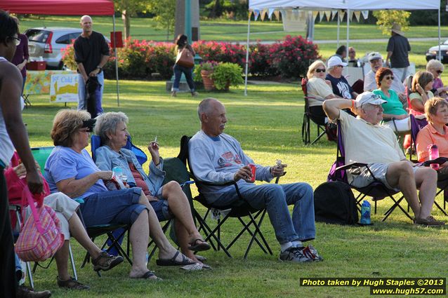 G. Miles & The Hitmen, a Blues/Rock band, perform on a gorgeous night in late July at Greenhills Concert on the Commons