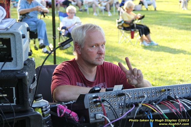 G. Miles & The Hitmen, a Blues/Rock band, perform on a gorgeous night in late July at Greenhills Concert on the Commons