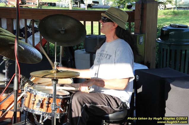 G. Miles & The Hitmen, a Blues/Rock band, perform on a gorgeous night in late July at Greenhills Concert on the Commons