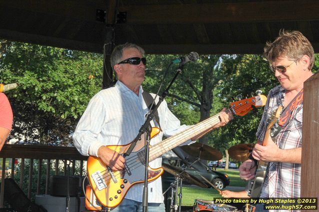 G. Miles & The Hitmen, a Blues/Rock band, perform on a gorgeous night in late July at Greenhills Concert on the Commons