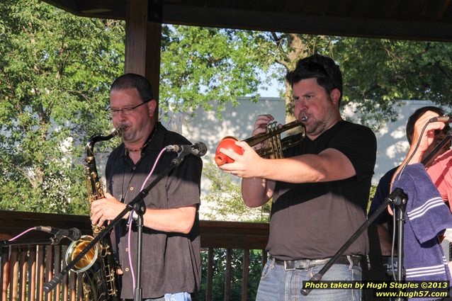 G. Miles & The Hitmen, a Blues/Rock band, perform on a gorgeous night in late July at Greenhills Concert on the Commons