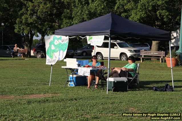 G. Miles & The Hitmen, a Blues/Rock band, perform on a gorgeous night in late July at Greenhills Concert on the Commons