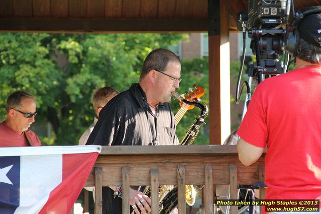 G. Miles & The Hitmen, a Blues/Rock band, perform on a gorgeous night in late July at Greenhills Concert on the Commons