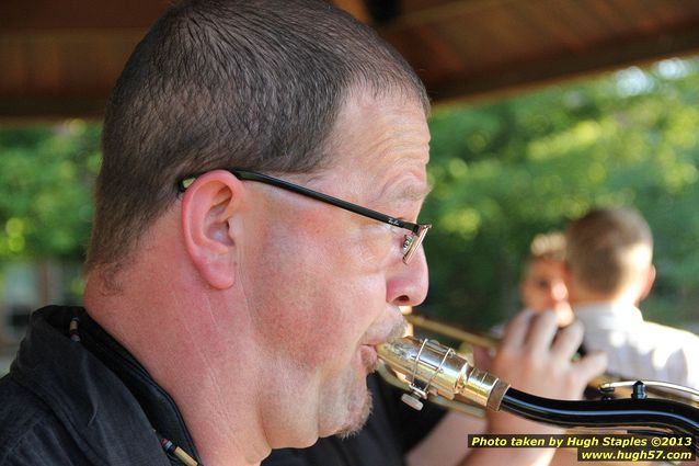 G. Miles & The Hitmen, a Blues/Rock band, perform on a gorgeous night in late July at Greenhills Concert on the Commons