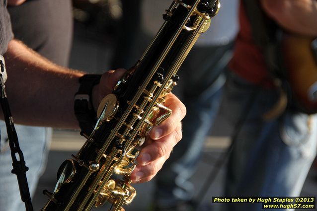 G. Miles & The Hitmen, a Blues/Rock band, perform on a gorgeous night in late July at Greenhills Concert on the Commons