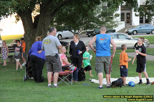 G. Miles & The Hitmen, a Blues/Rock band, perform on a gorgeous night in late July at Greenhills Concert on the Commons