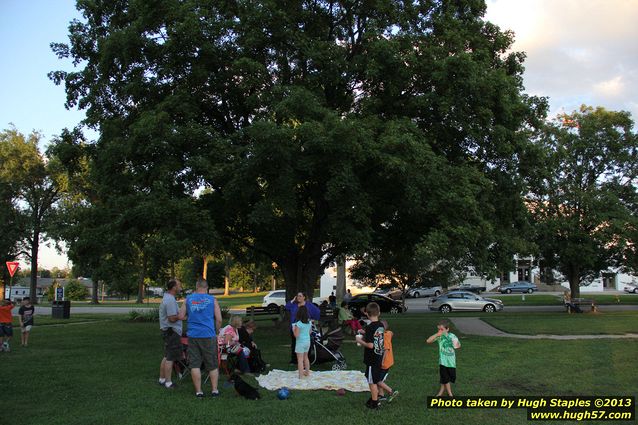 G. Miles & The Hitmen, a Blues/Rock band, perform on a gorgeous night in late July at Greenhills Concert on the Commons